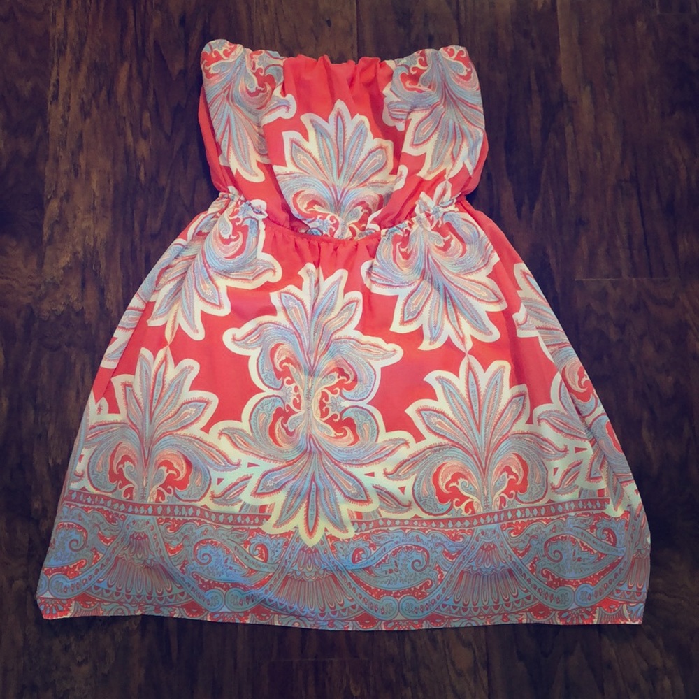 Tube top dress